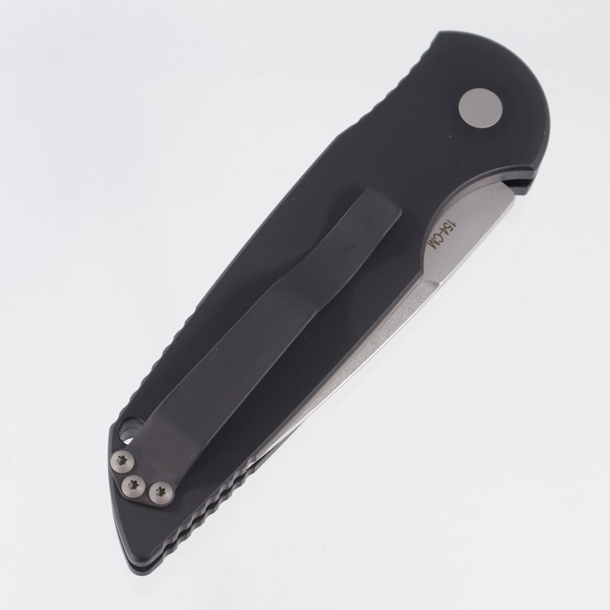 Pro-Tech x Staccato TR-3 - Black Aluminum w/ Staccato G10 Inlay - Stonewash 154CM *PRE-OWNED* *NO BOX*