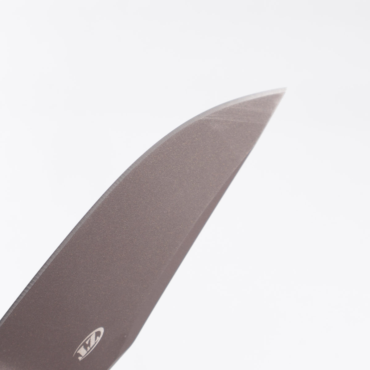 ZT 0512 - Natural Micarta & Dark Bronze Cerakote Titanium - Dark Bronze Cerakote Cruwear *PRE-OWNED*