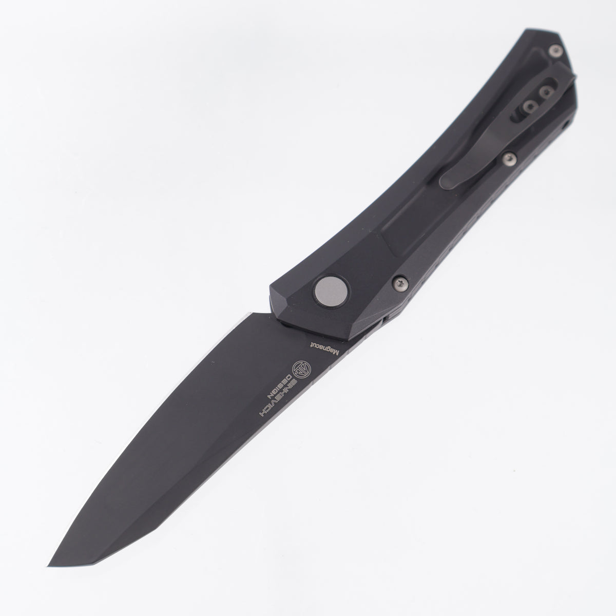 Pro-Tech Oligarch - Black Aluminum - DLC Magnacut - DS103 *PRE-OWNED*