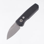 Pro-Tech Runt 5 Wharncliffe - Black Aluminum - Stonewash Magnacut *PRE-OWNED* *NO BOX*