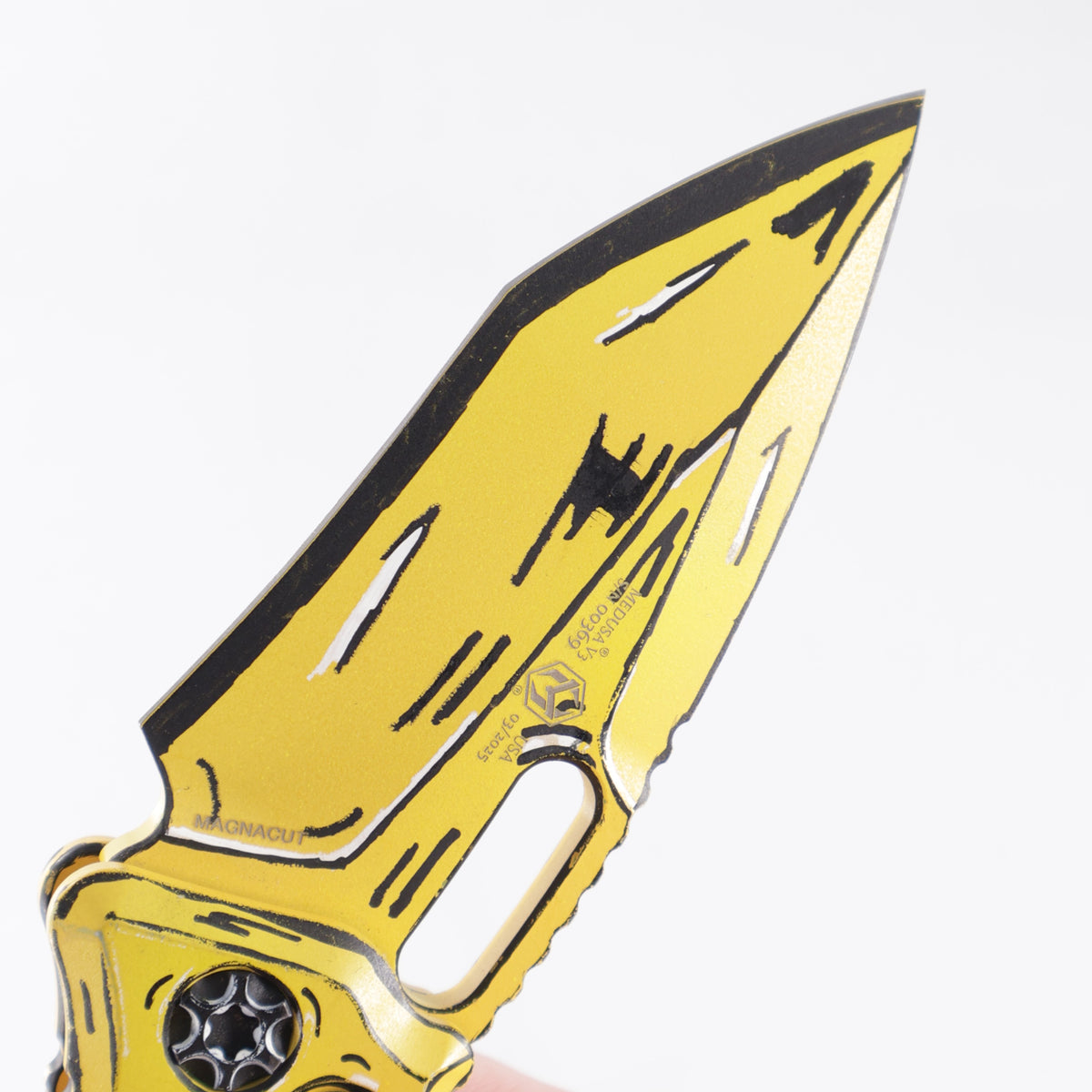 Heretic Medusa V3 Auto Recurve - Yellow Cel-Shade - Cerakote Magnacut - H012-CS-YW *PRE-OWNED*