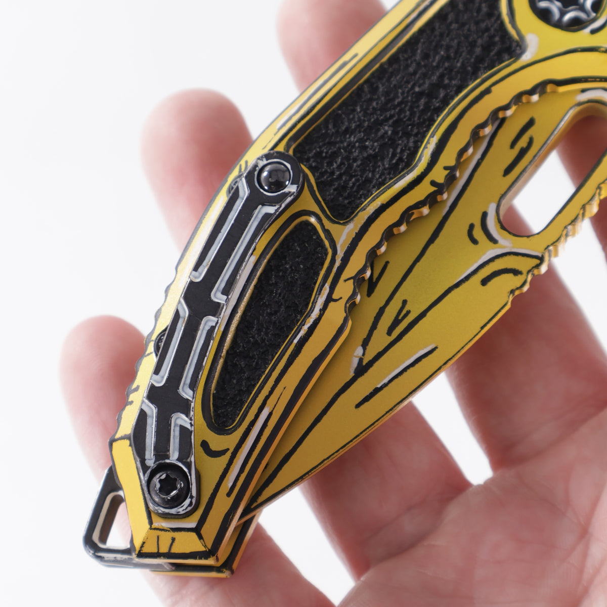 Heretic Medusa V3 Auto Recurve - Yellow Cel-Shade - Cerakote Magnacut - H012-CS-YW *PRE-OWNED*