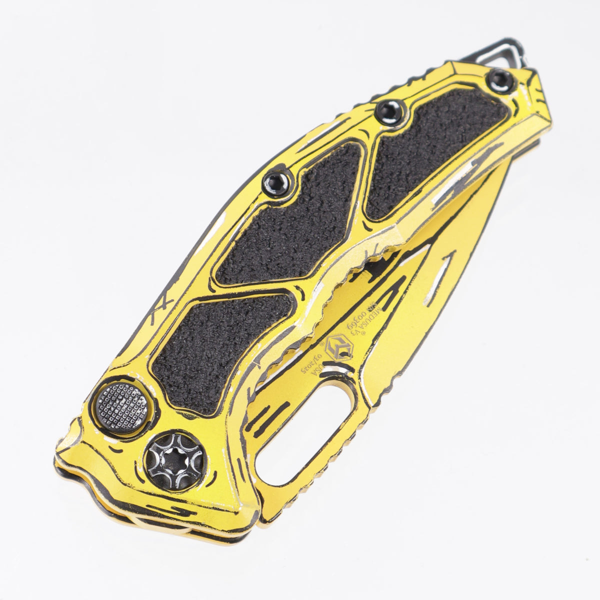 Heretic Medusa V3 Auto Recurve - Yellow Cel-Shade - Cerakote Magnacut - H012-CS-YW *PRE-OWNED*