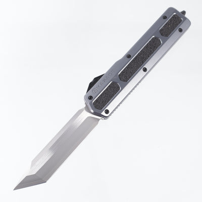 Maxace Neptune Tanto - Gray Aluminum w/ Rubber Inserts - SLD-Magic *PRE-OWNED* *NO BOX*