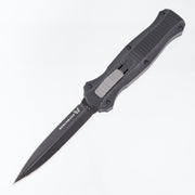 Benchmade Infidel Double Edge - Black Aluminum - Black Coated D2 *PRE-OWNED* *NO BOX*