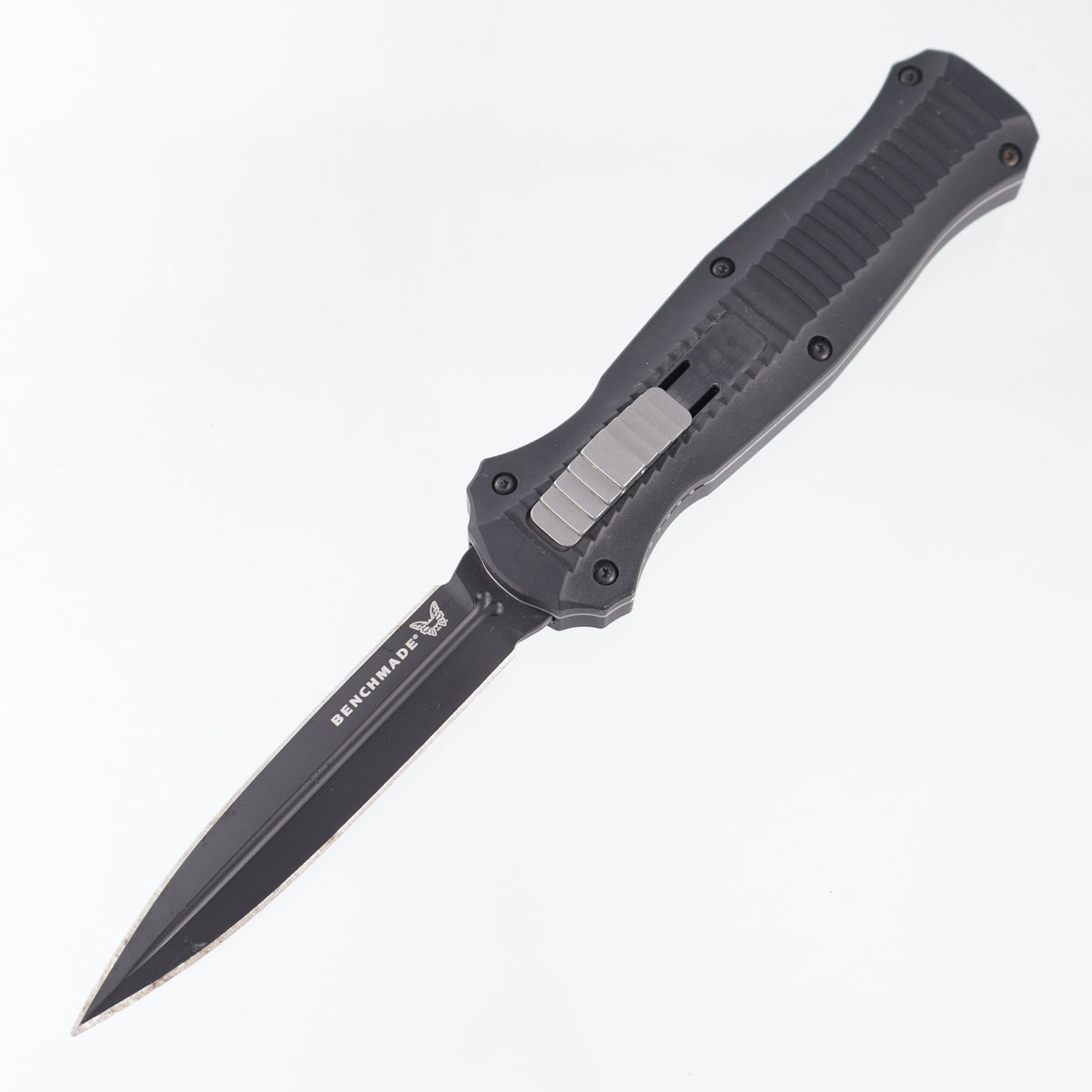 Benchmade Infidel Double Edge - Black Aluminum - Black Coated D2 *PRE-OWNED* *NO BOX*
