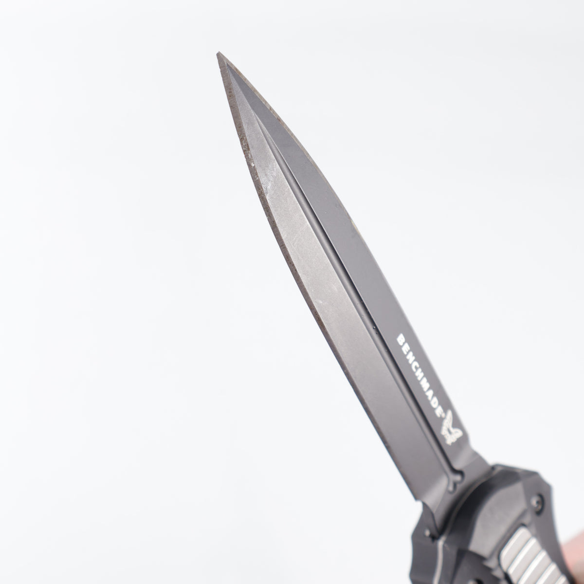Benchmade Infidel Double Edge - Black Aluminum - Black Coated D2 *PRE-OWNED* *NO BOX*