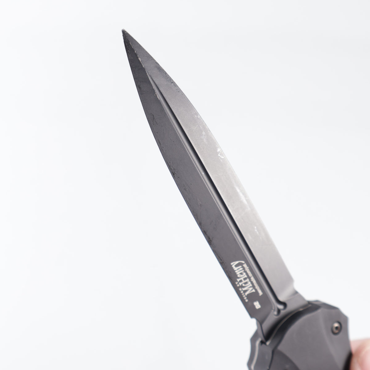 Benchmade Infidel Double Edge - Black Aluminum - Black Coated D2 *PRE-OWNED* *NO BOX*