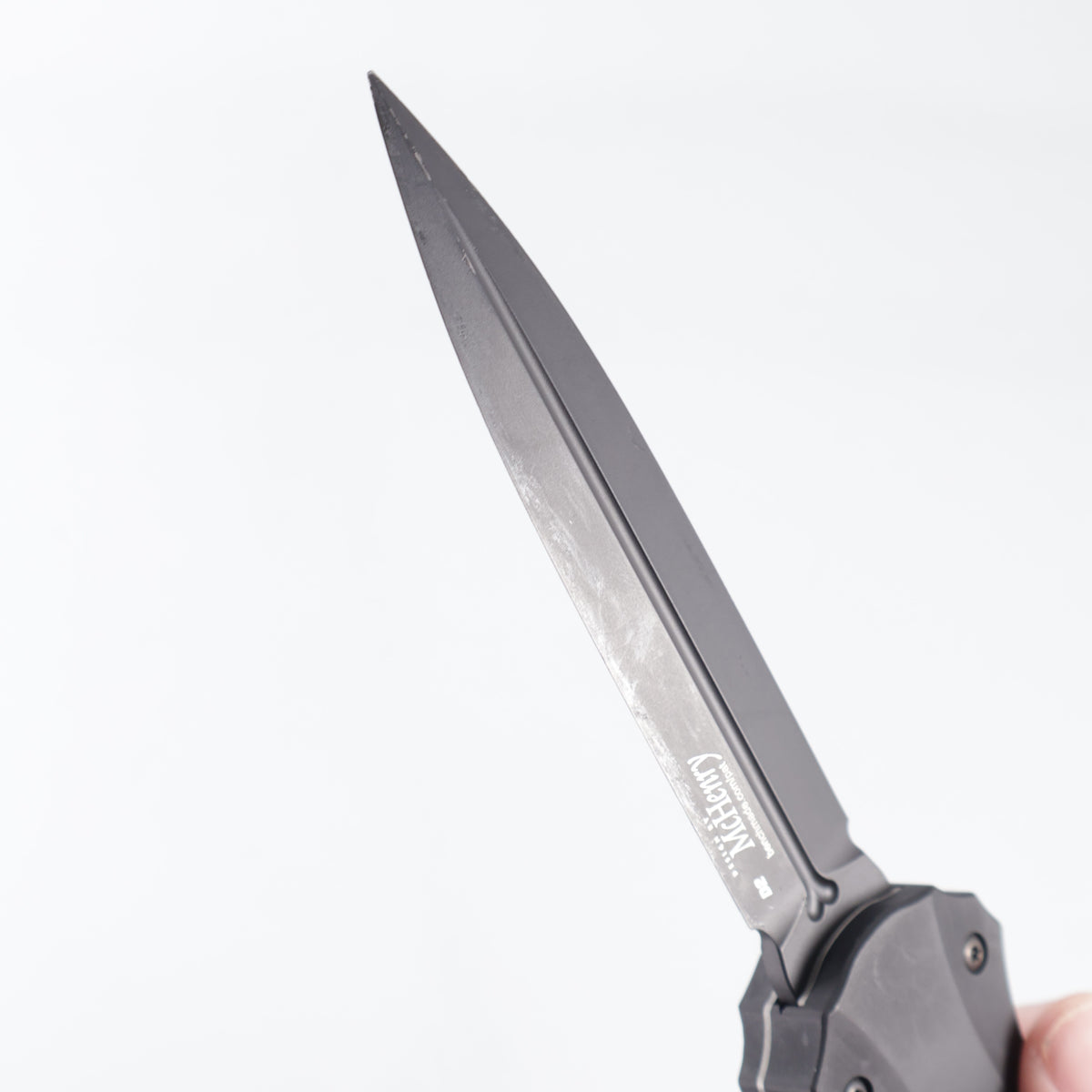 Benchmade Infidel Double Edge - Black Aluminum - Black Coated D2 *PRE-OWNED* *NO BOX*
