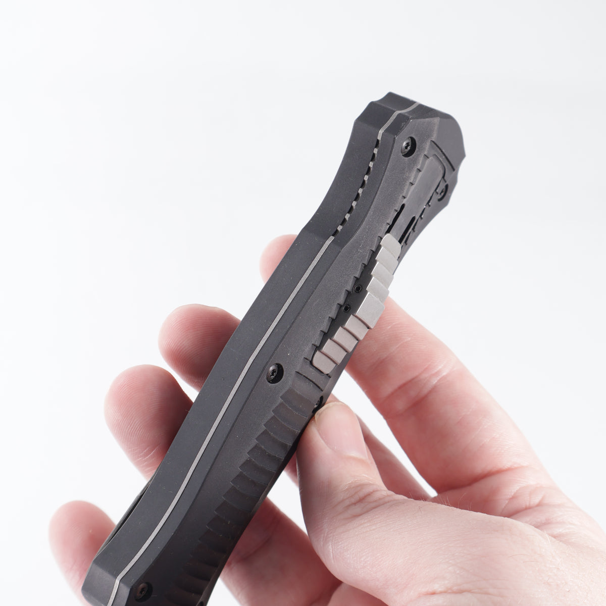 Benchmade Infidel Double Edge - Black Aluminum - Black Coated D2 *PRE-OWNED* *NO BOX*