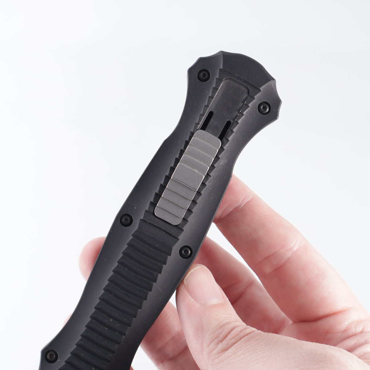 Benchmade Infidel Double Edge - Black Aluminum - Black Coated D2 *PRE-OWNED* *NO BOX*