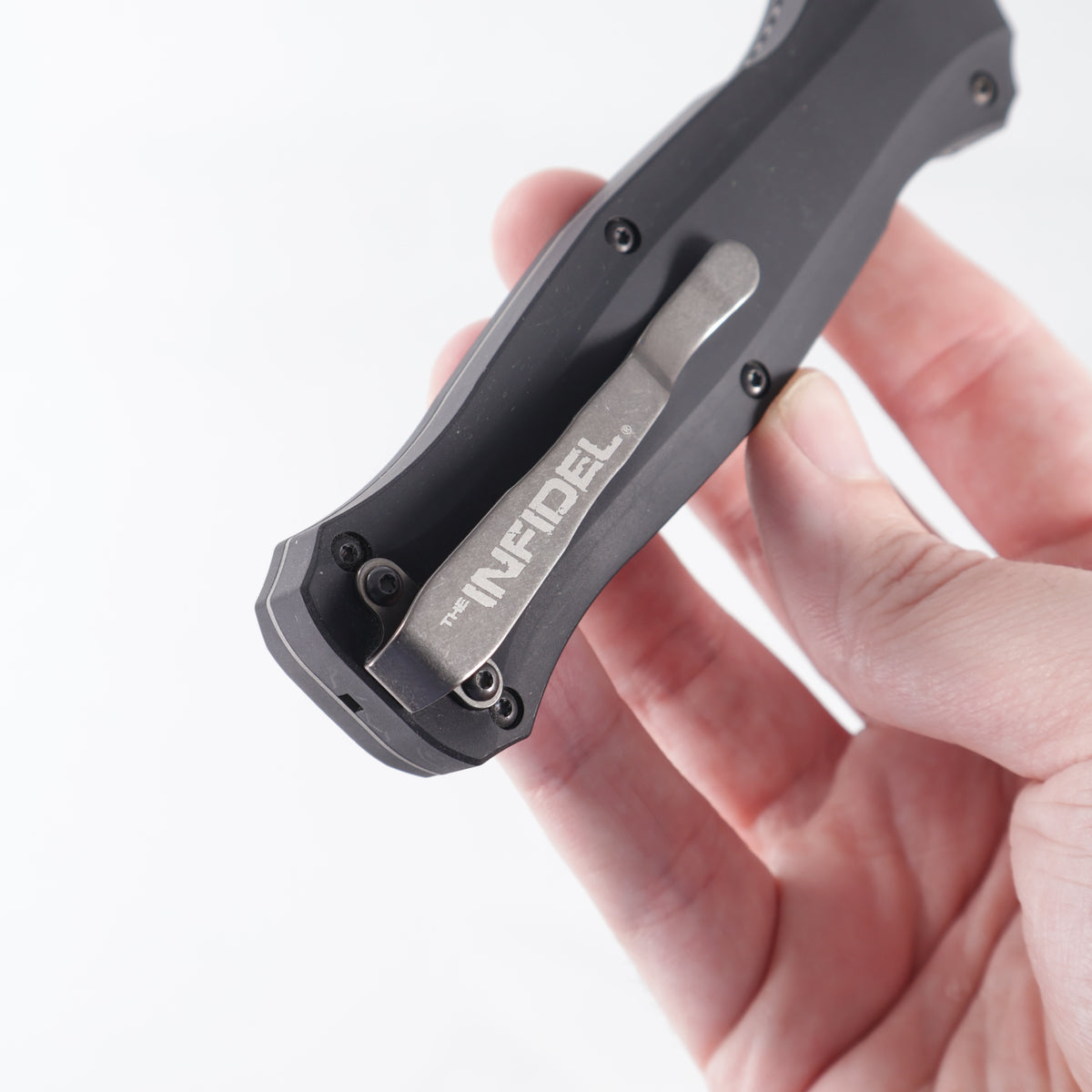 Benchmade Infidel Double Edge - Black Aluminum - Black Coated D2 *PRE-OWNED* *NO BOX*
