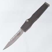 Vintage Microtech Halo A/P S/N: 011 - Beadblast ATS-34 - Gray Aluminum - 12/95 Build Date *PRE-OWNED*