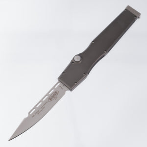 Vintage Microtech Halo A/P S/N: 011 - Beadblast ATS-34 - Gray Aluminum - 12/95 Build Date *PRE-OWNED*