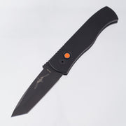 Pro-Tech Emerson CQC7 Auto - Black Handle w/ Orange G10 Button - DLC 154CM - 2024 Cancon CQC7.1 *PRE-OWNED*