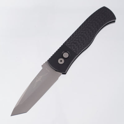 Protech Emerson CQC7 Auto - Black Handle w/ Jigged Texture - Beadblast 154CM - E7T05 *PRE-OWNED*