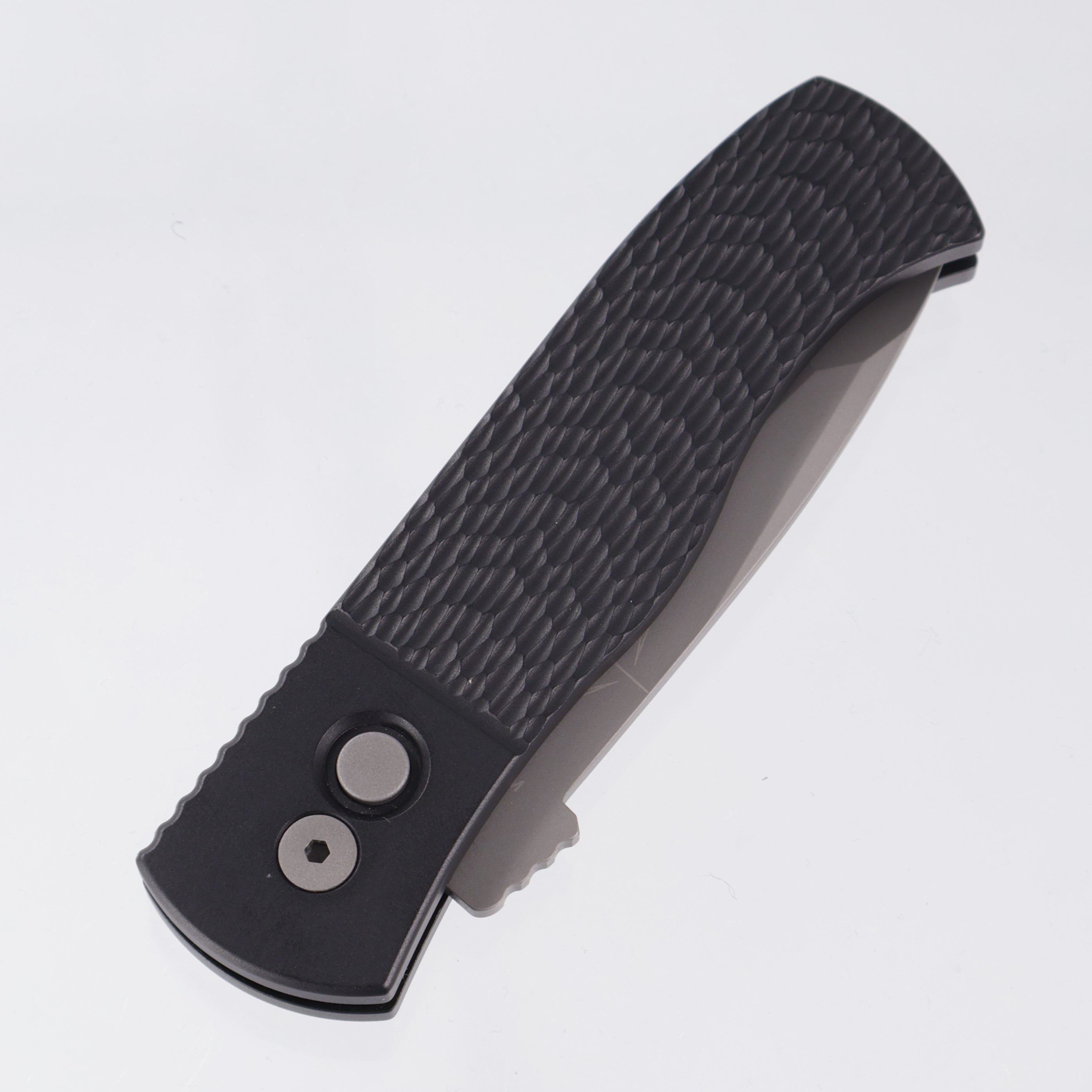 Protech Emerson CQC7 Auto - Black Handle w/ Jigged Texture - Beadblast 154CM - E7T05 *PRE-OWNED*