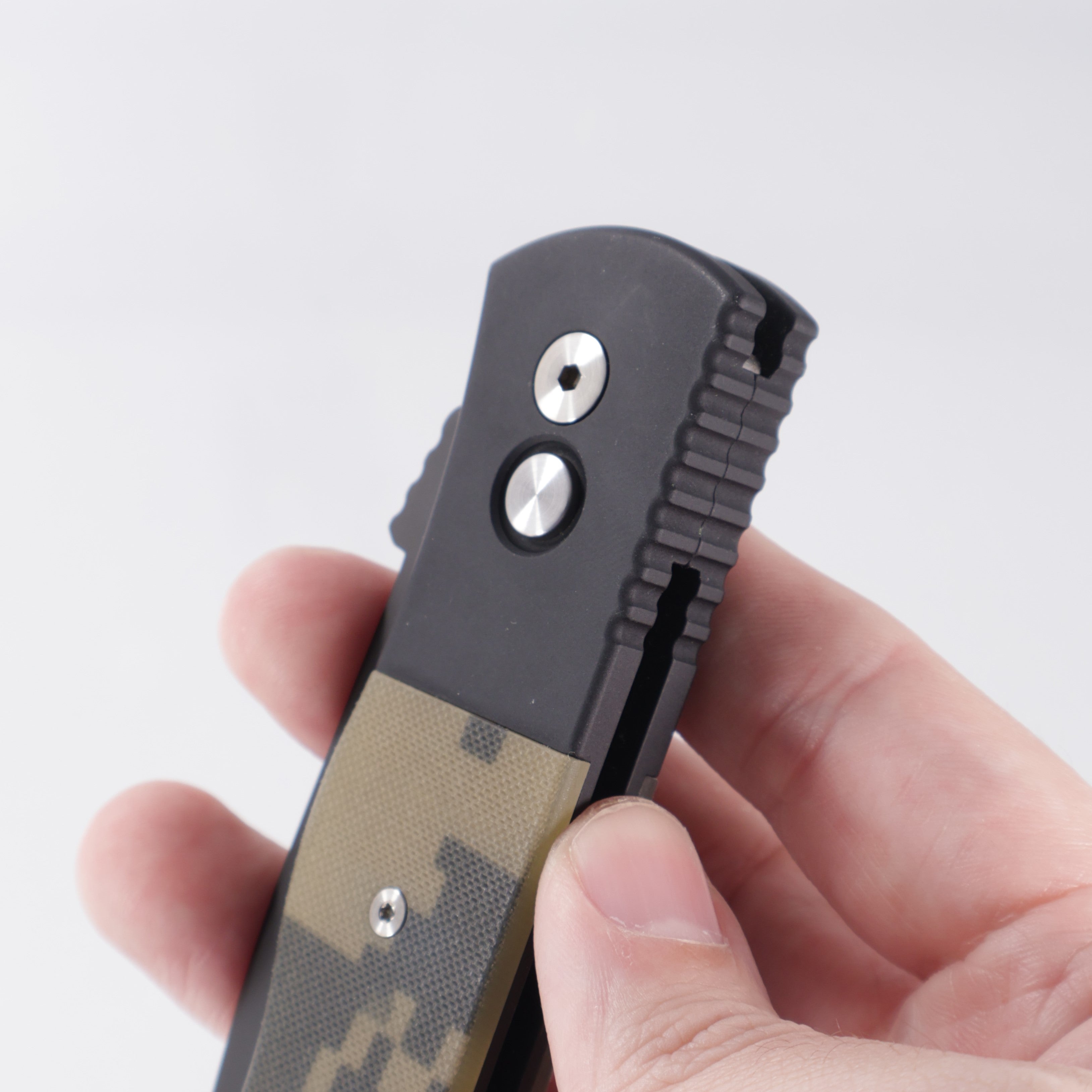 Pro-Tech Emerson CQC7 - Black Aluminum w/ Digi-Cam G10 Inlays - DLC 154CM - E7A25 *PRE-OWNED