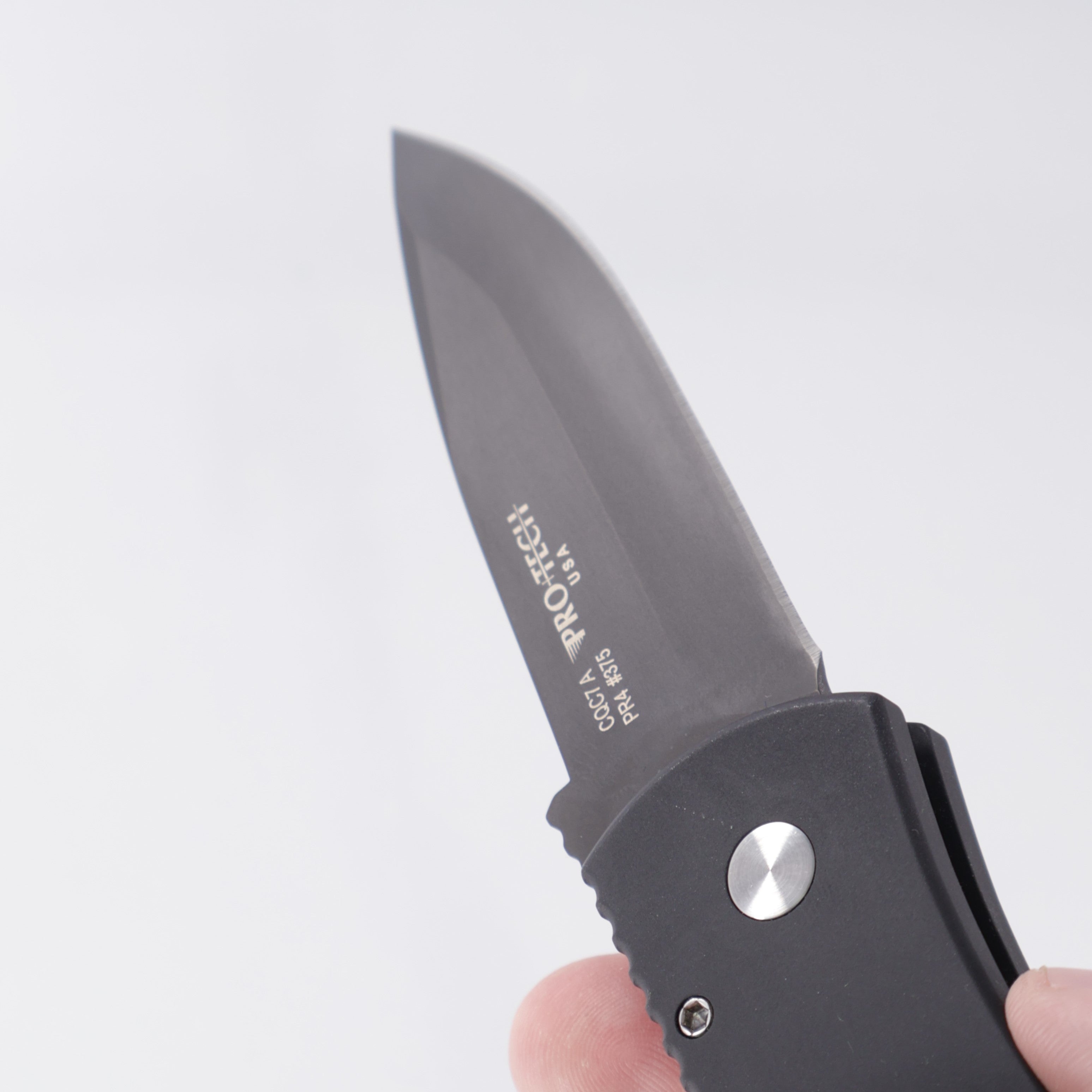 Pro-Tech Emerson CQC7 - Black Aluminum w/ Digi-Cam G10 Inlays - DLC 154CM - E7A25 *PRE-OWNED