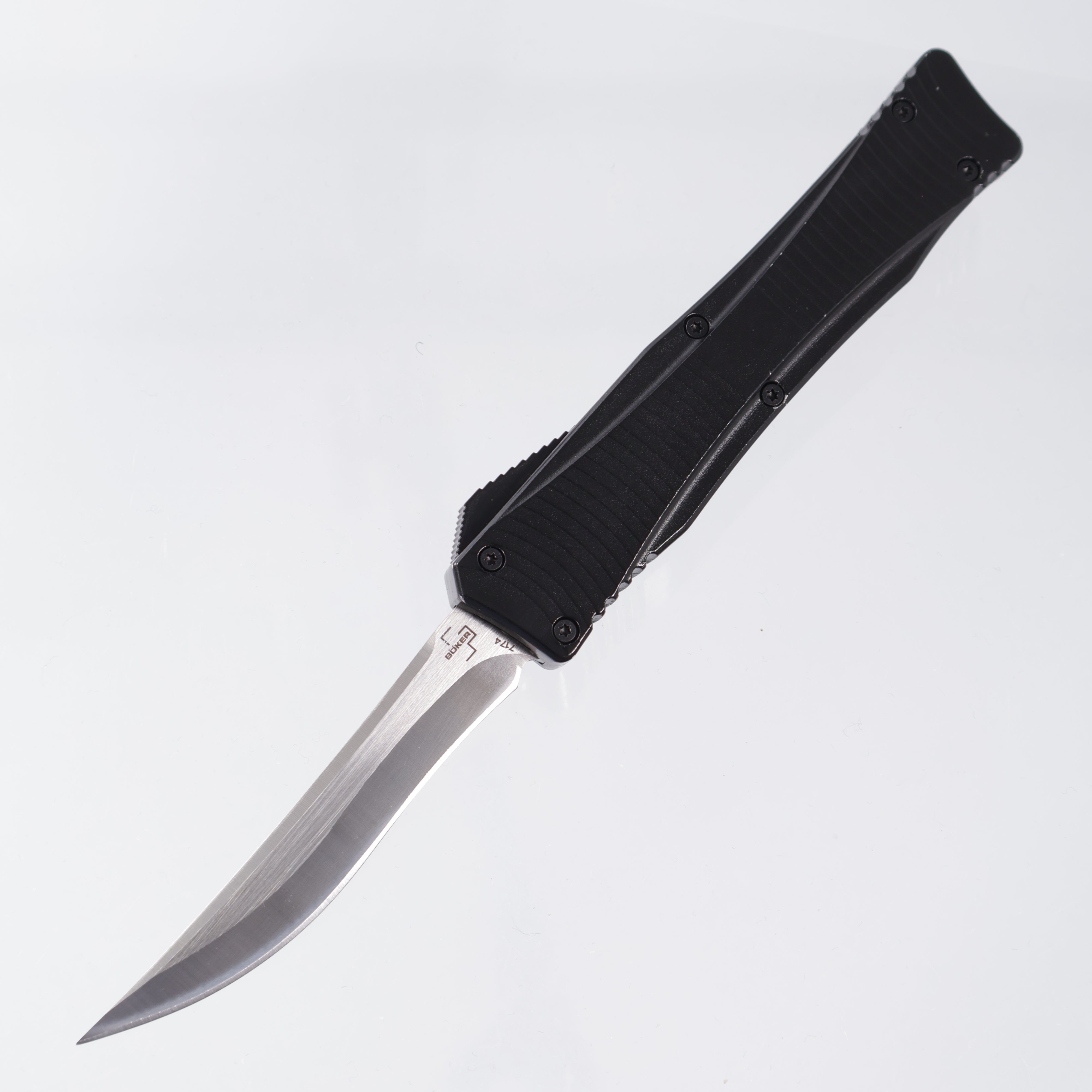 Boker Eagle OTF - Black TiCN Aluminum - Satin D2 - 06EX243