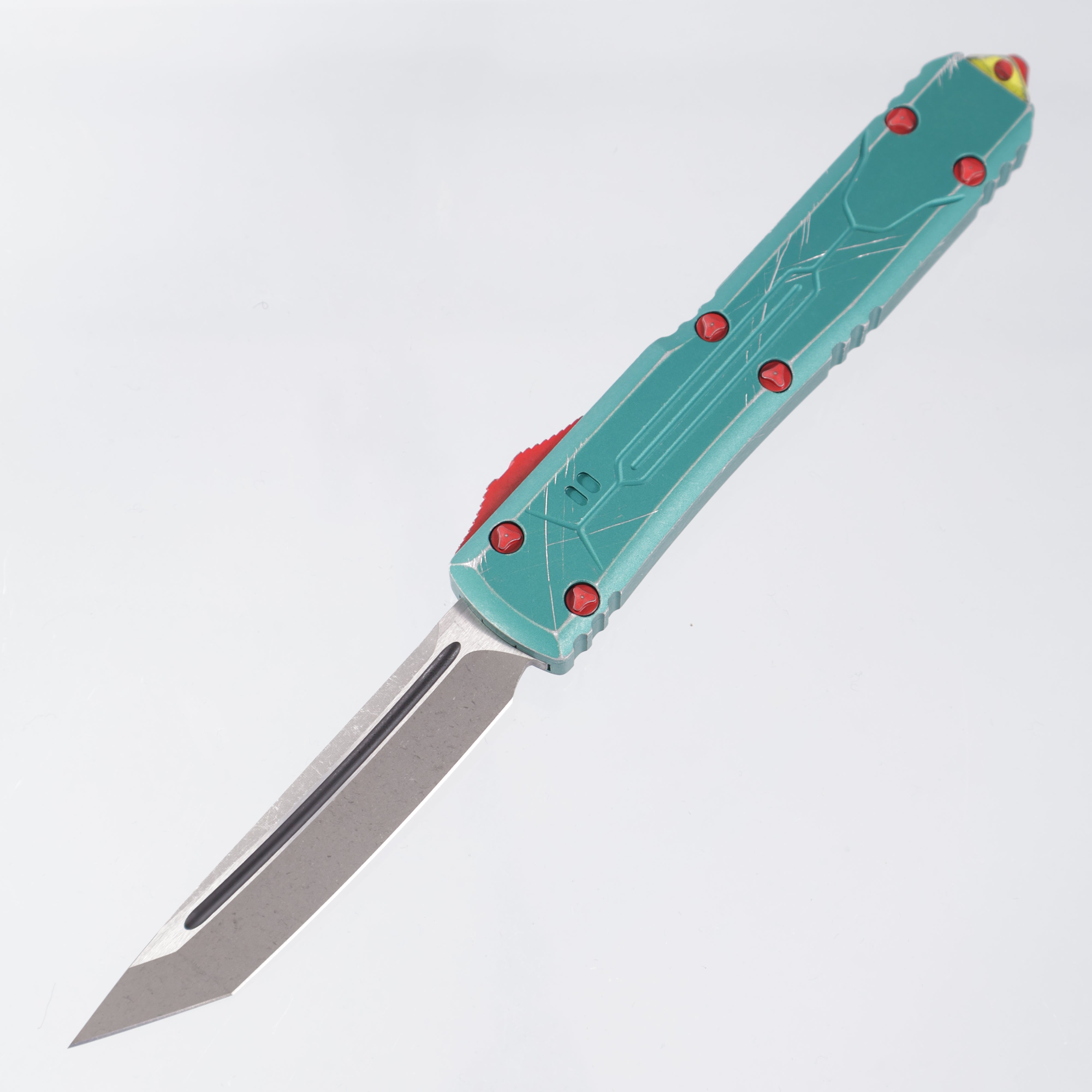 Microtech Ultratech Bounty Hunter Tanto - Bounty Hunter Chassis - Apocalyptic Blade - 123-10 BH *PRE-OWNED*