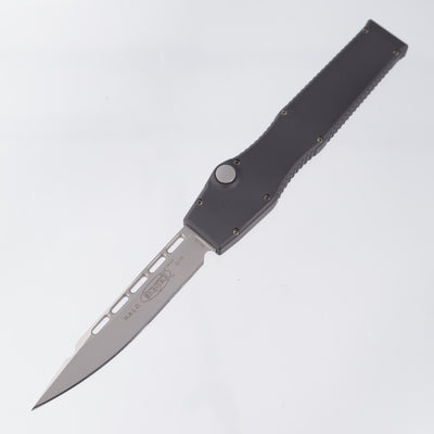 Microtech Halo II Single Edge - Dark Gray Aluminum Chassis - Beadblast 154CM - 04/98 Build *PRE-OWNED*