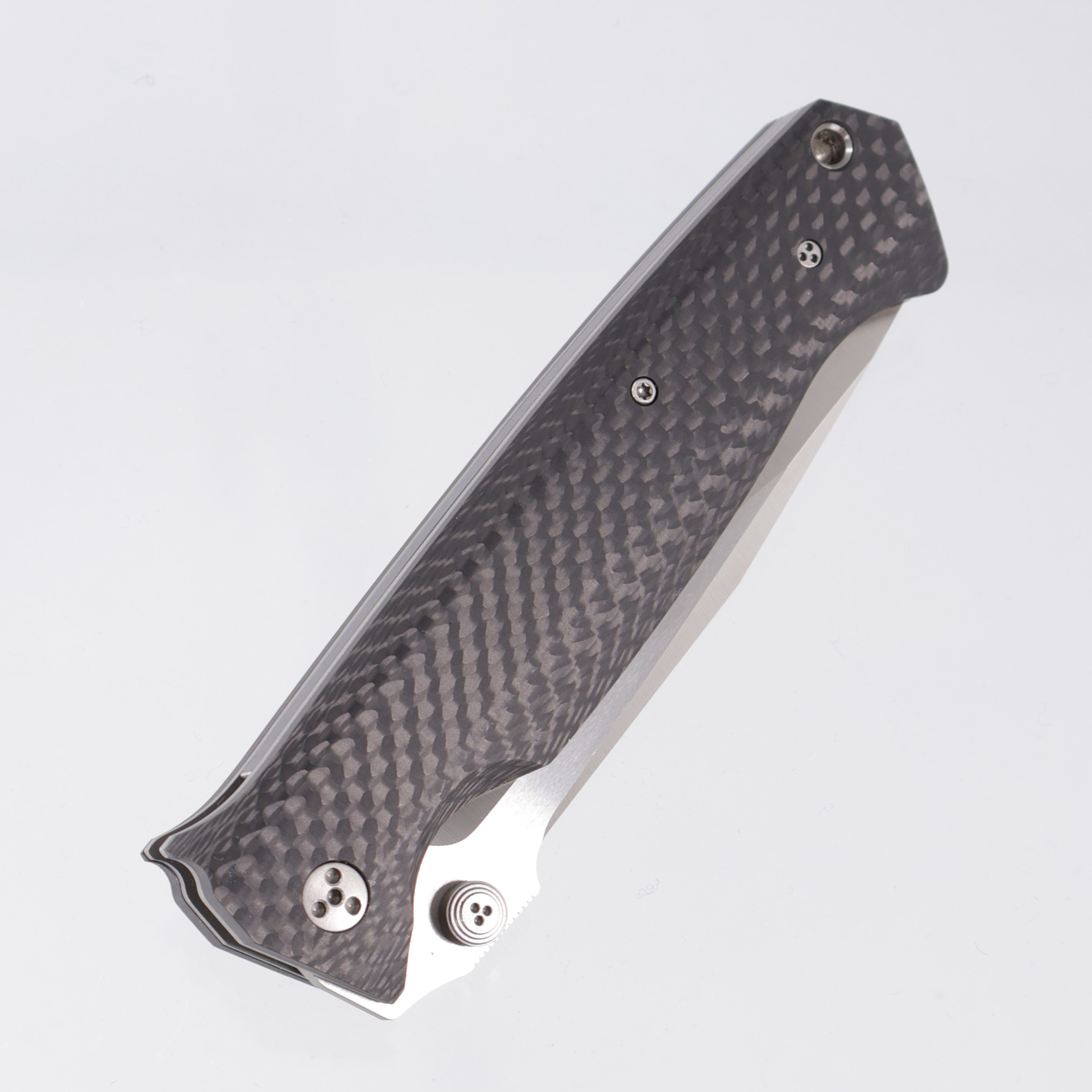 Microtech CMTX-5-A Dual Action - Carbon Fiber Scales w/ Clip Release - Satin Partial Serrate S30V - 10/2004 Build *PRE-OWNED* & *NO BOX*