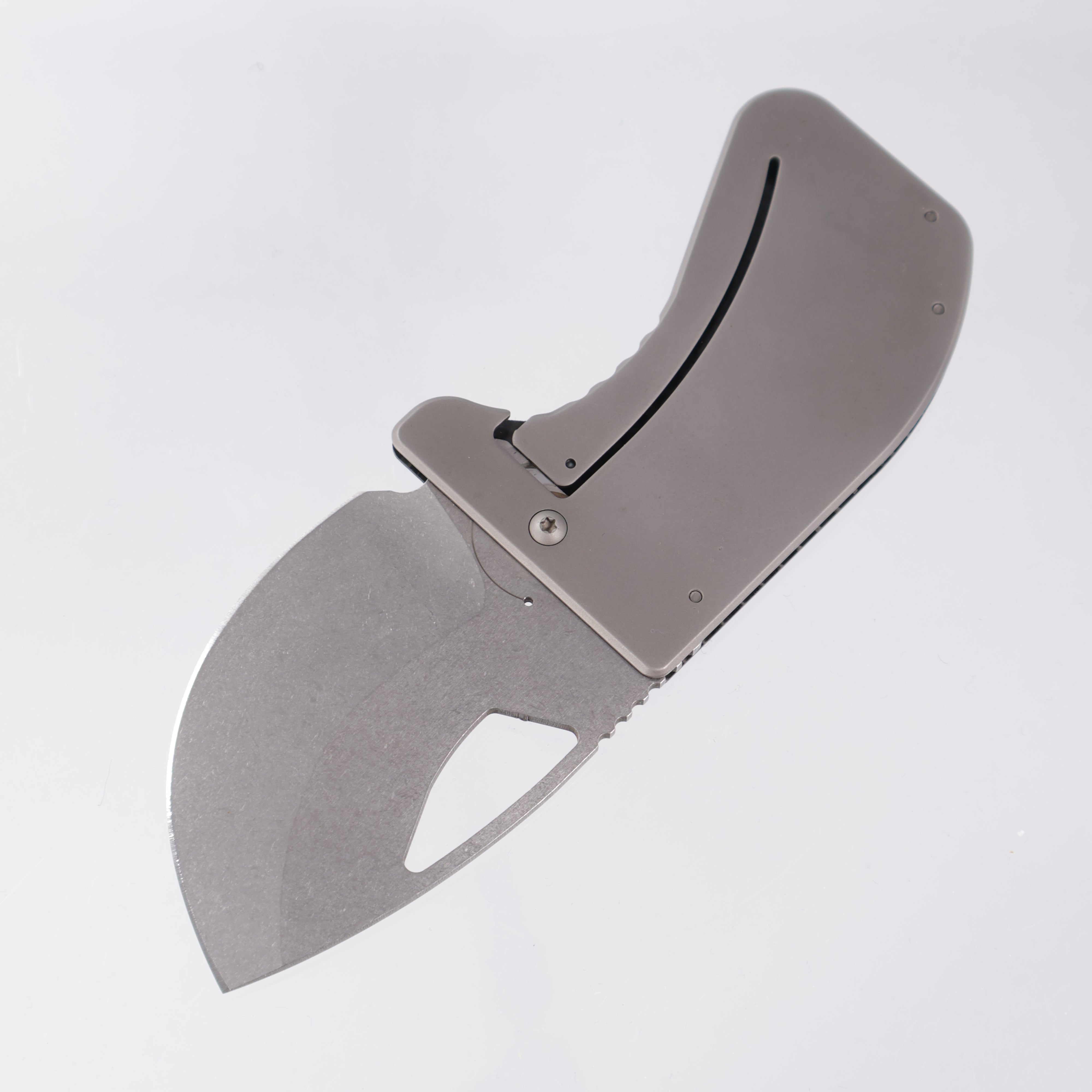 Microtech Option II - Carbon Fiber Scale w/ TItanium Lockside - Stonewash 154CM - 10/2001 Build *PRE-OWNED*