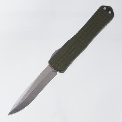 Heretic Manticore X Recurve - OD Green Frag Aluminum - Stonewash Magnacut - H033F-2A-GRN *PRE-OWNED*