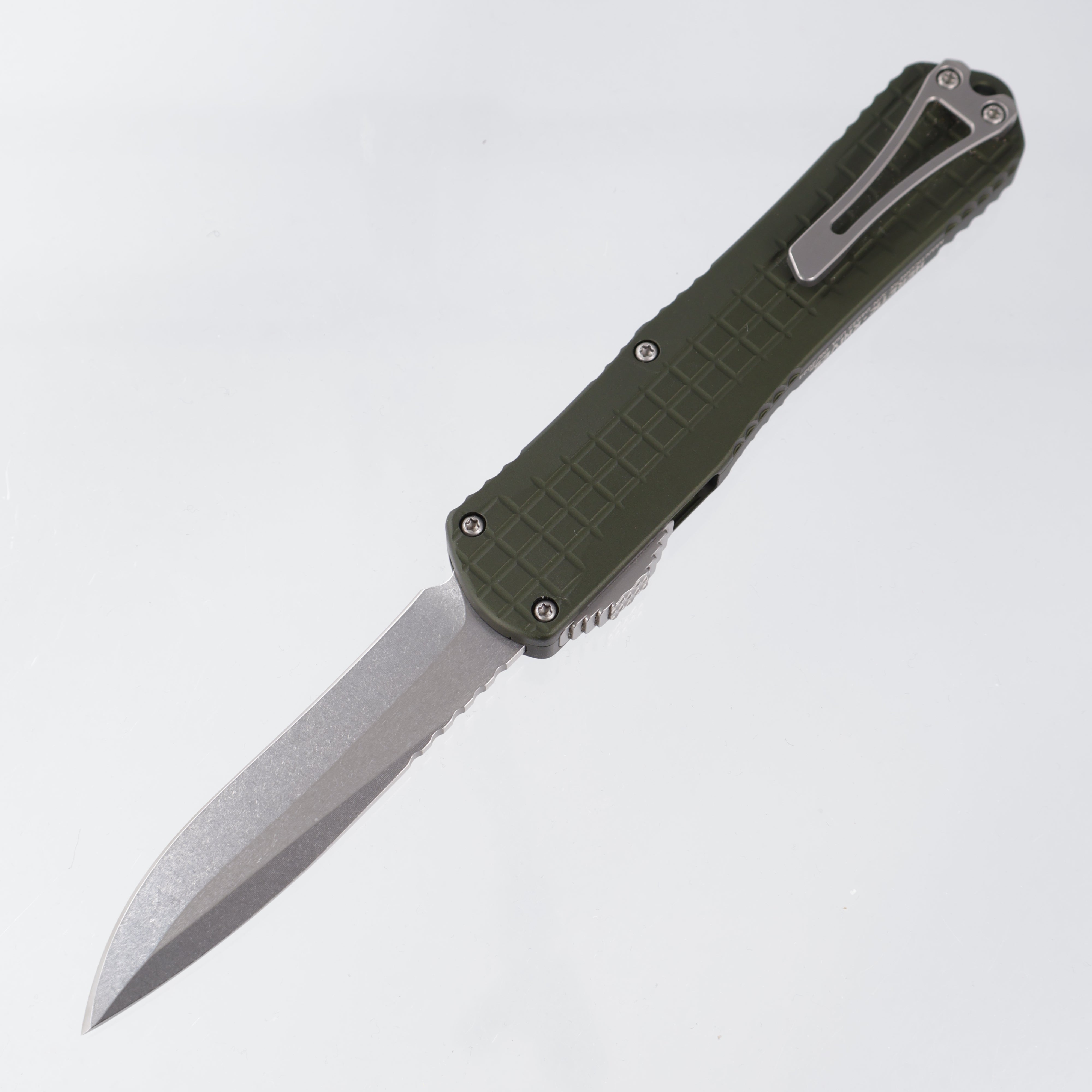 Heretic Manticore X Recurve - OD Green Frag Aluminum - Stonewash Magnacut - H033F-2A-GRN *PRE-OWNED*