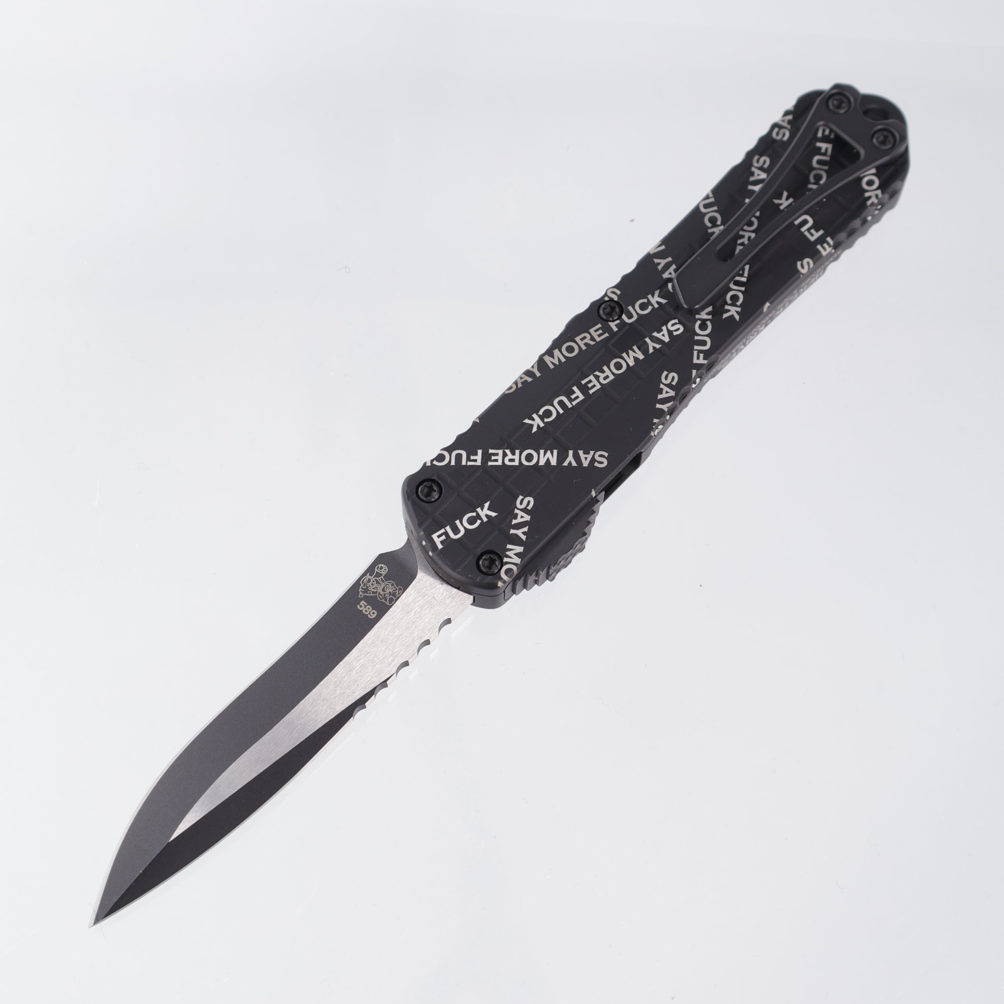 Heretic Manticore E Recurve - Snugglez Says “Say More Fuck” Edition - 2-Tone Magnacut - H029F-10A-FU - S/N: 005 *PRE-OWNED*