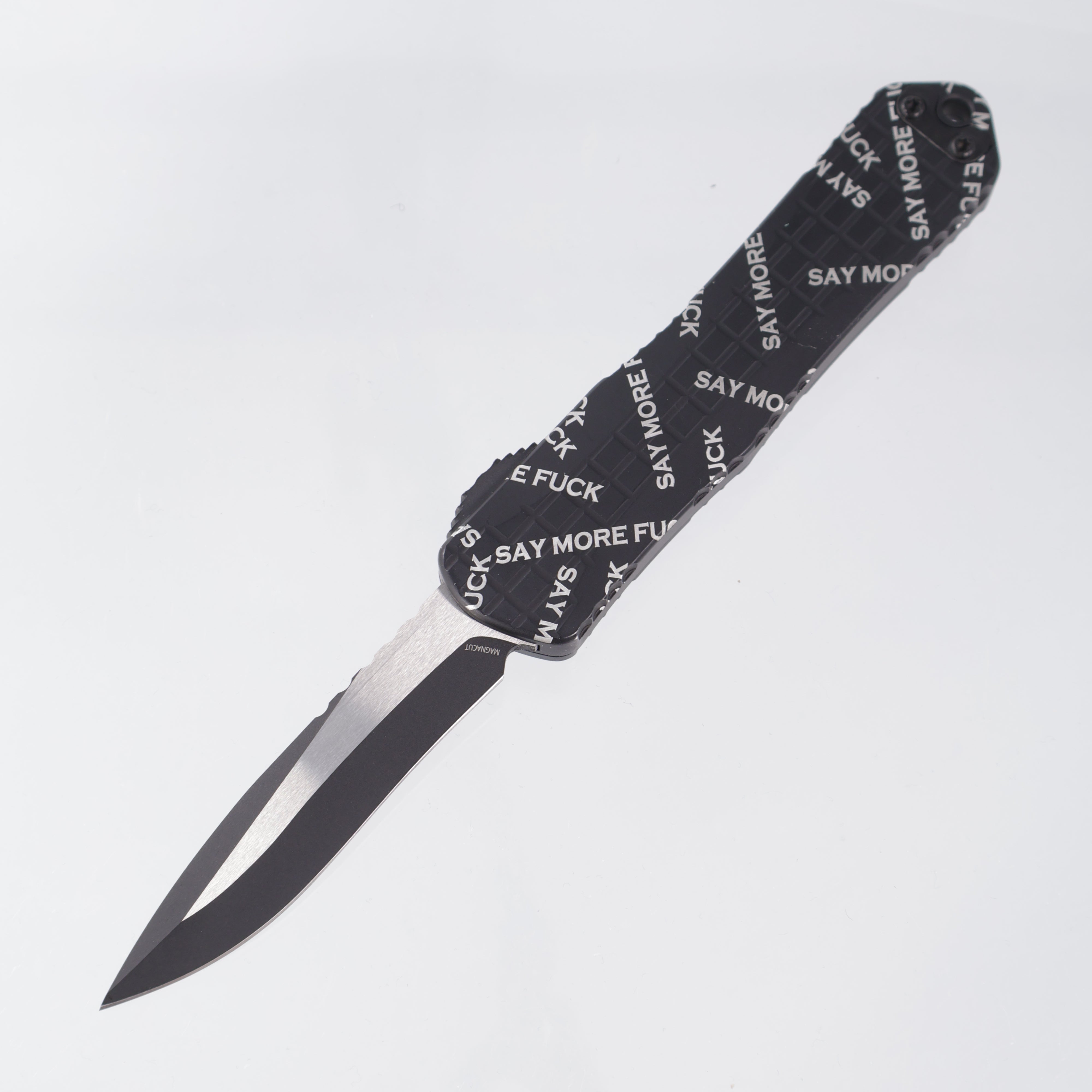 Heretic Manticore E Recurve - Snugglez Says “Say More Fuck” Edition - 2-Tone Magnacut - H029F-10A-FU - S/N: 009 *PRE-OWNED*