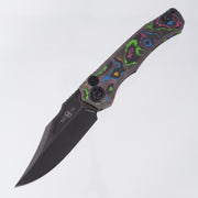 Heretic Wraith V4 Auto Bowie - 80s Camo Carbon Chassis - DLC Magnacut - H002-6A-CC/80s - BROP Exclusive *PRE-OWNED*