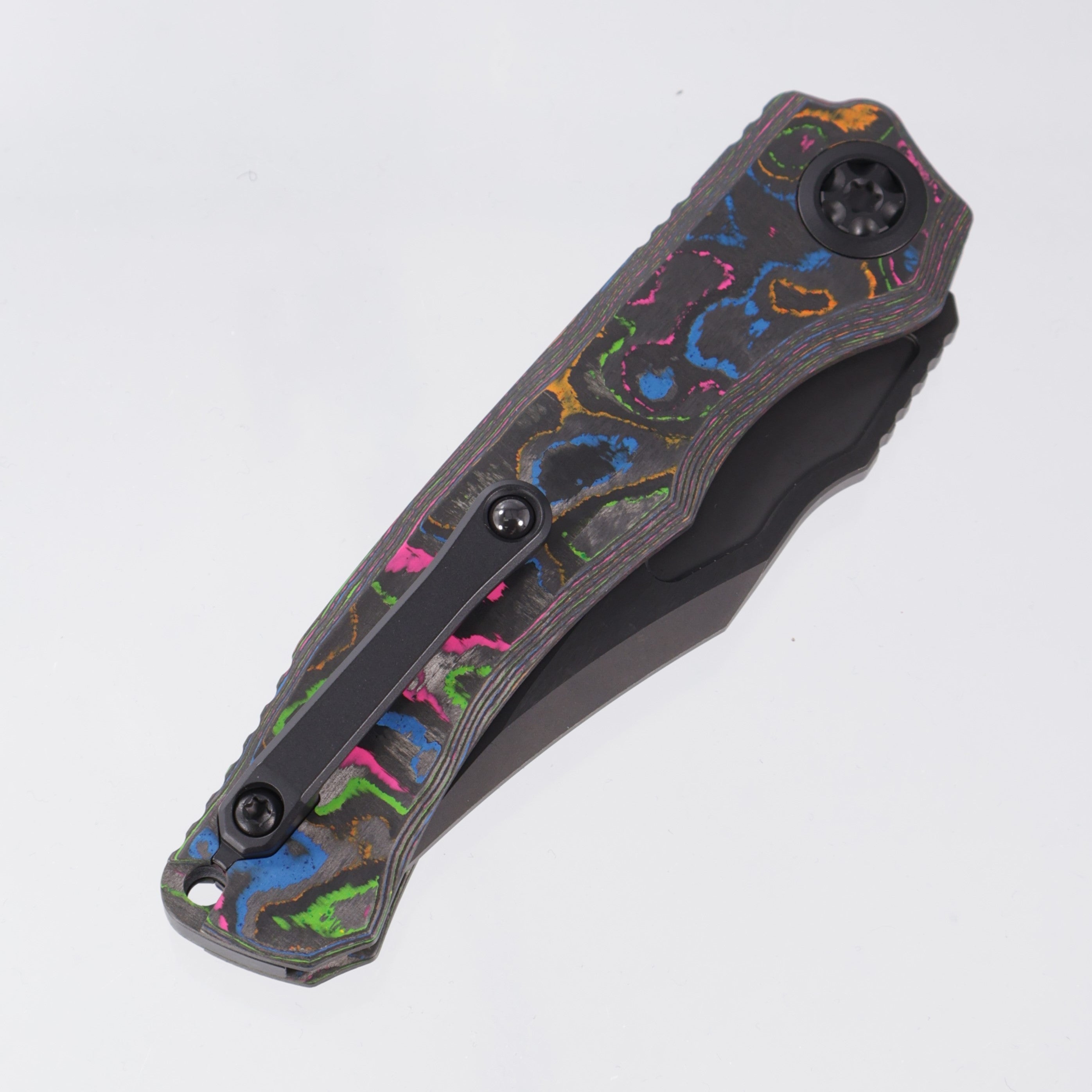 Heretic Wraith V4 Auto Bowie - 80s Camo Carbon Chassis - DLC Magnacut - H002-6A-CC/80s - BROP Exclusive *PRE-OWNED*
