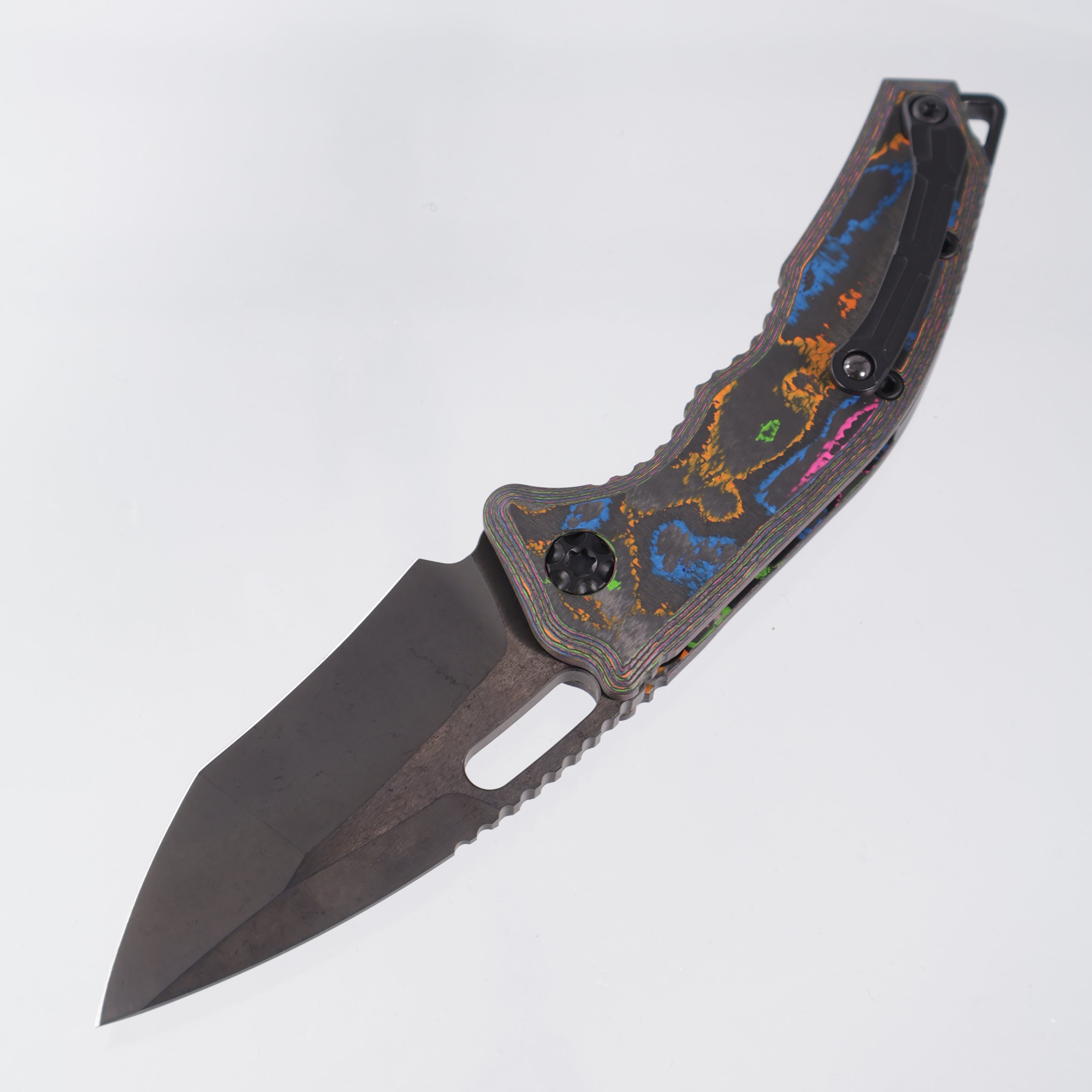 Heretic Medusa V3 Auto Recurve - 80s Camo Carbon - DLC Magnacut - H012-6A-80/CC - BROP Exclusive S/N: 020 *PRE-OWNED*