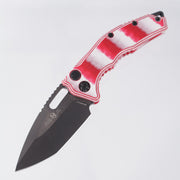 Heretic Medusa Auto Tanto - Candy Cane G10 - DLC Magnacut - H011-6A-CANDY *PRE-OWNED*