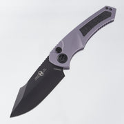 Heretic Pariah Auto SIngle Edge - Gray Aluminum - Black Magnacut - H048-4A-GRY *PRE-OWNED*