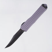 Heretic Manticore S Bowie - Gray Grenade Grip Aluminum - DLC Magnacut - H024-BLADEWEST-2024 *PRE-OWNED*