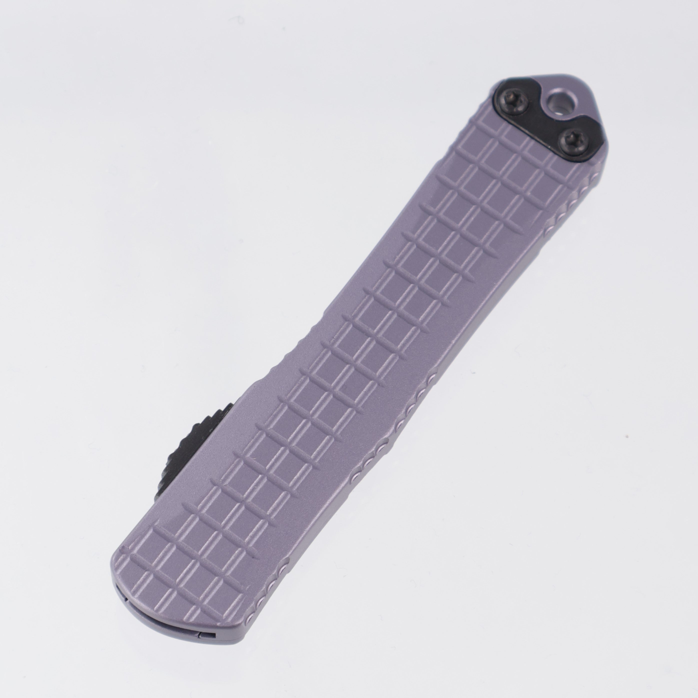 Heretic Manticore S Bowie - Gray Grenade Grip Aluminum - DLC Magnacut - H024-BLADEWEST-2024 *PRE-OWNED*