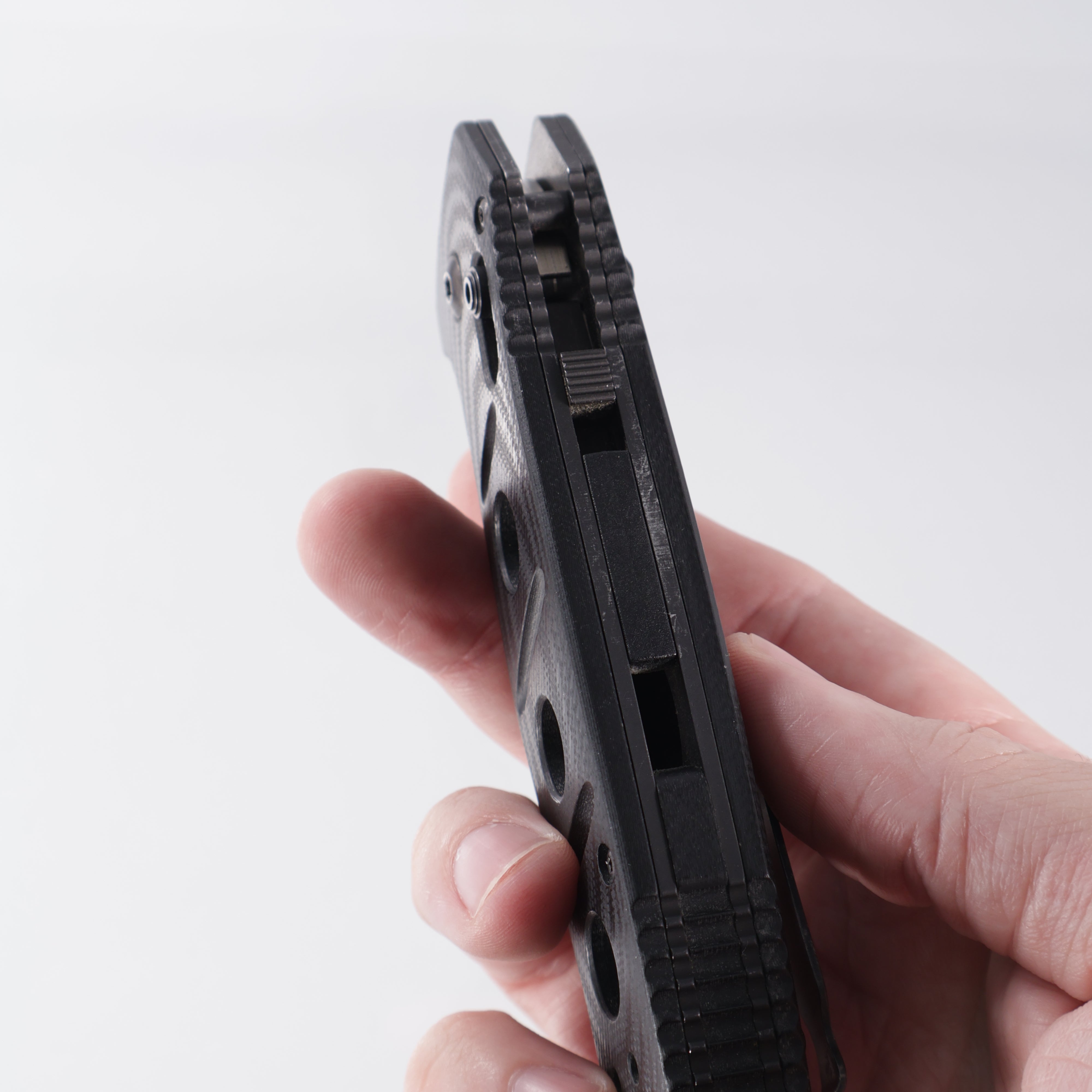 Benchmade Adamas Auto - Black G10 - Cerakote D2 Partial Serrate - 2750SBK *PRE-OWNED* *NO BOX*