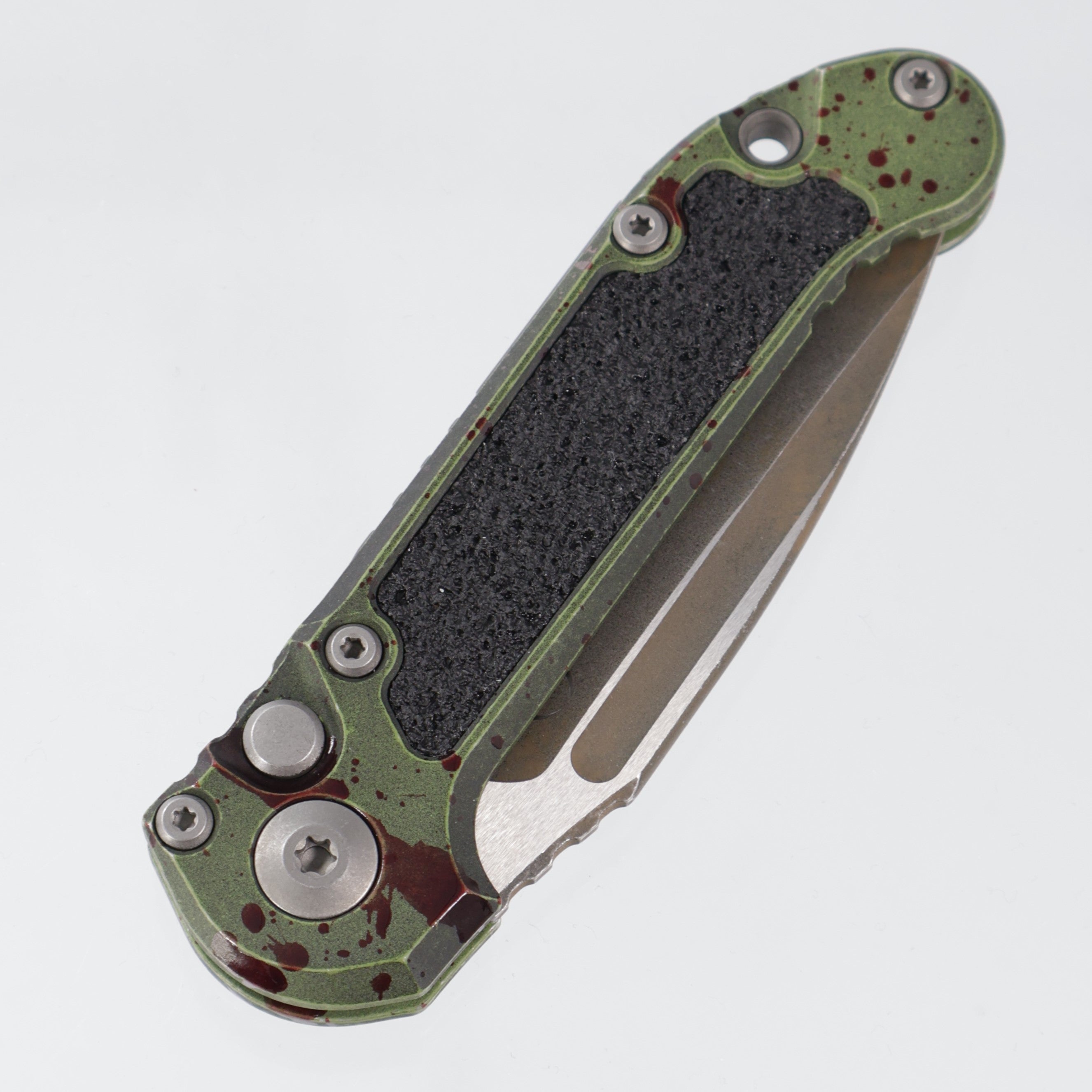 Microtech LUDT Gen III Drop Point - Outbreak - Partial Serrate M390MK - 1135-2 OBS *PRE-OWNED*
