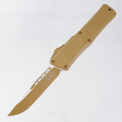 Microtech Combat Troodon Gen III Single Edge - RAL-8000 Cerakote - Cerakote M390MK - 1143-1 CRA *PRE-OWNED*