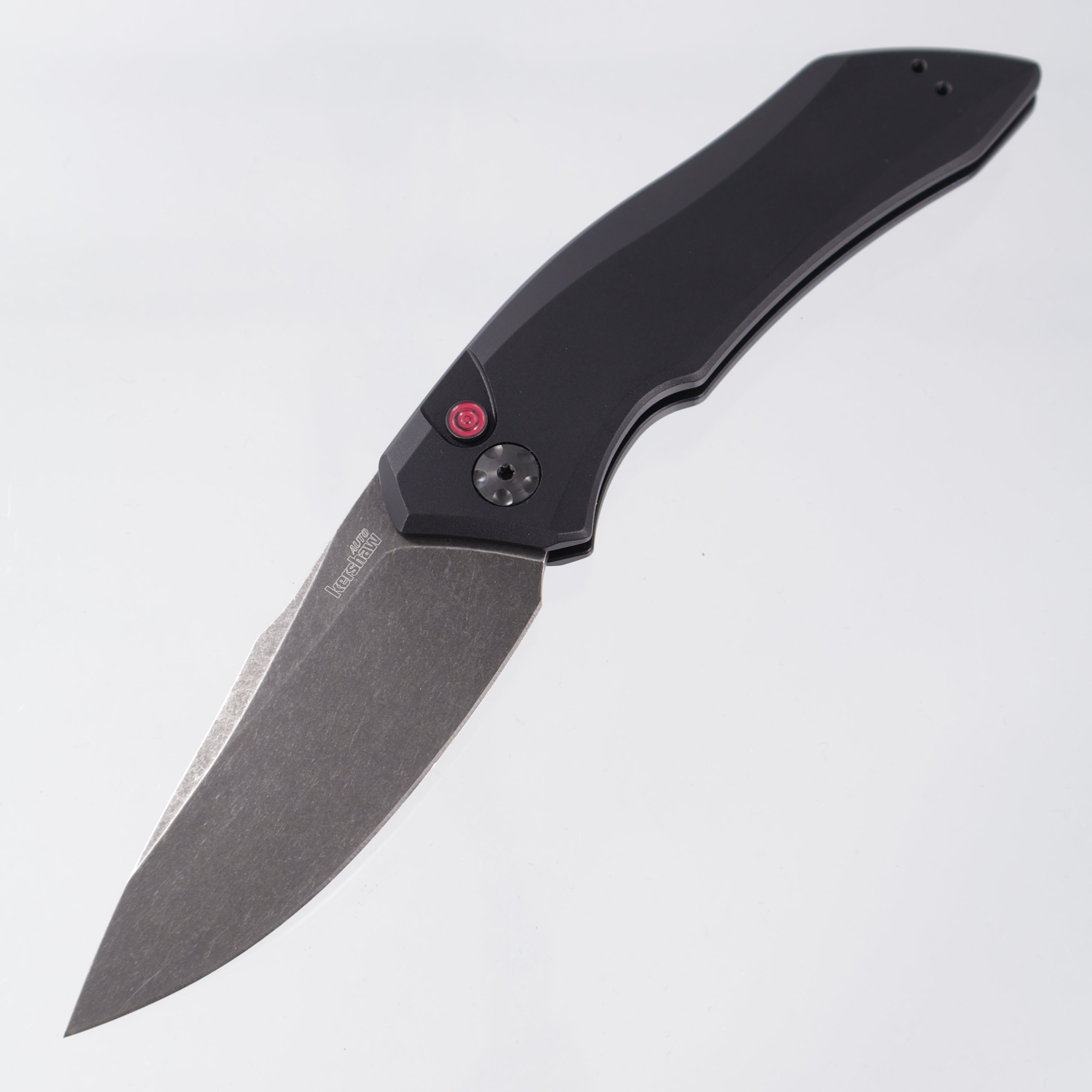 Kershaw Launch 1 Auto - Black Aluminum - Blackwash CPM-154 - 7100BW *PRE-OWNED*
