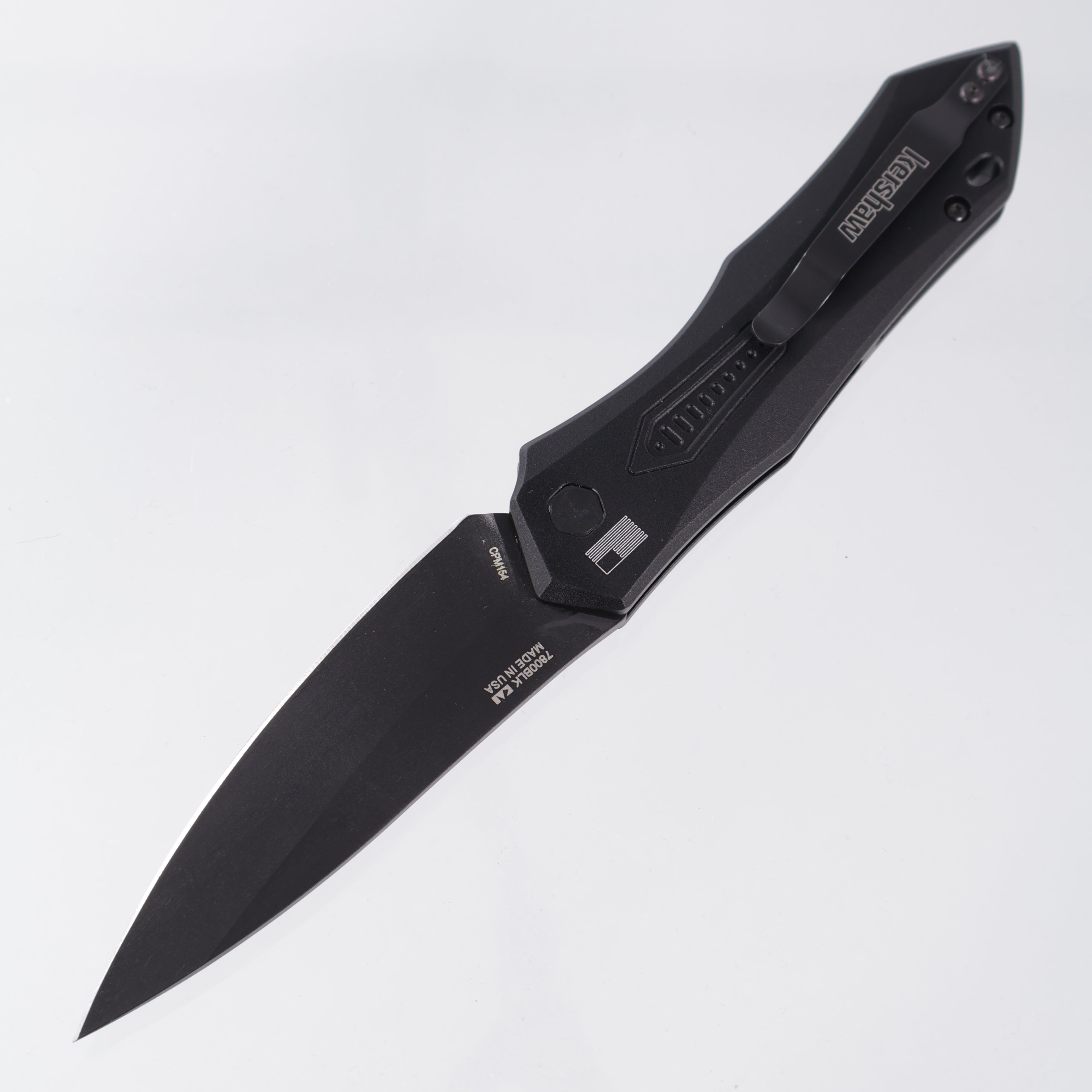 Kershaw Launch 6 Auto - Black Aluminum - Black CPM-154 - 7800BLK *PRE-OWNED*