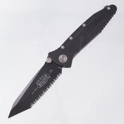 Microtech Socom Delta Tanto - Black G10 w/ Sub Frame Lock - Black Full Serrate CPM-D2 - 11/2012 Build *PRE-OWNED*
