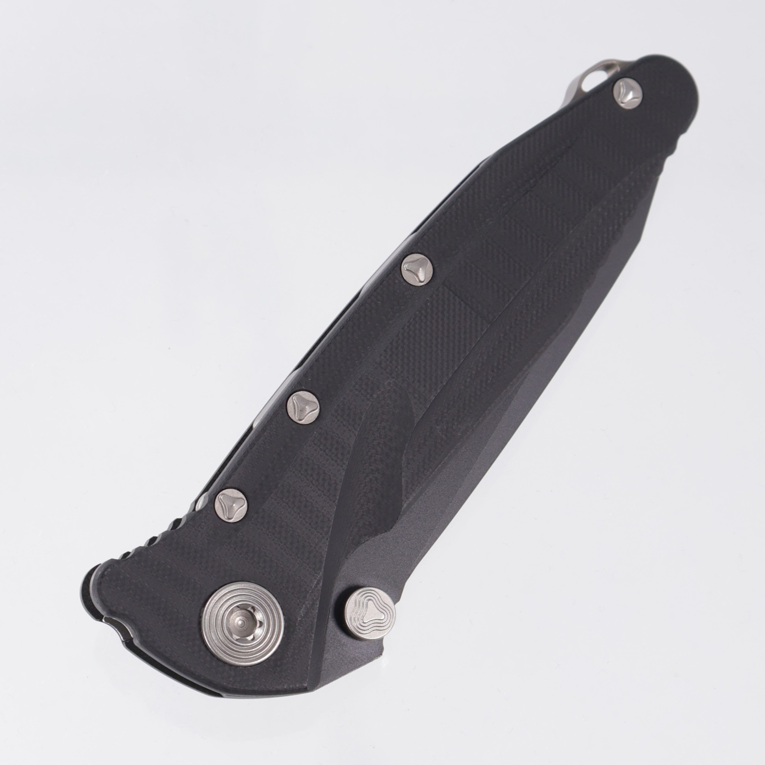 Microtech Socom Delta Tanto - Black G10 w/ Sub Frame Lock - Black Full Serrate CPM-D2 - 11/2012 Build *PRE-OWNED*
