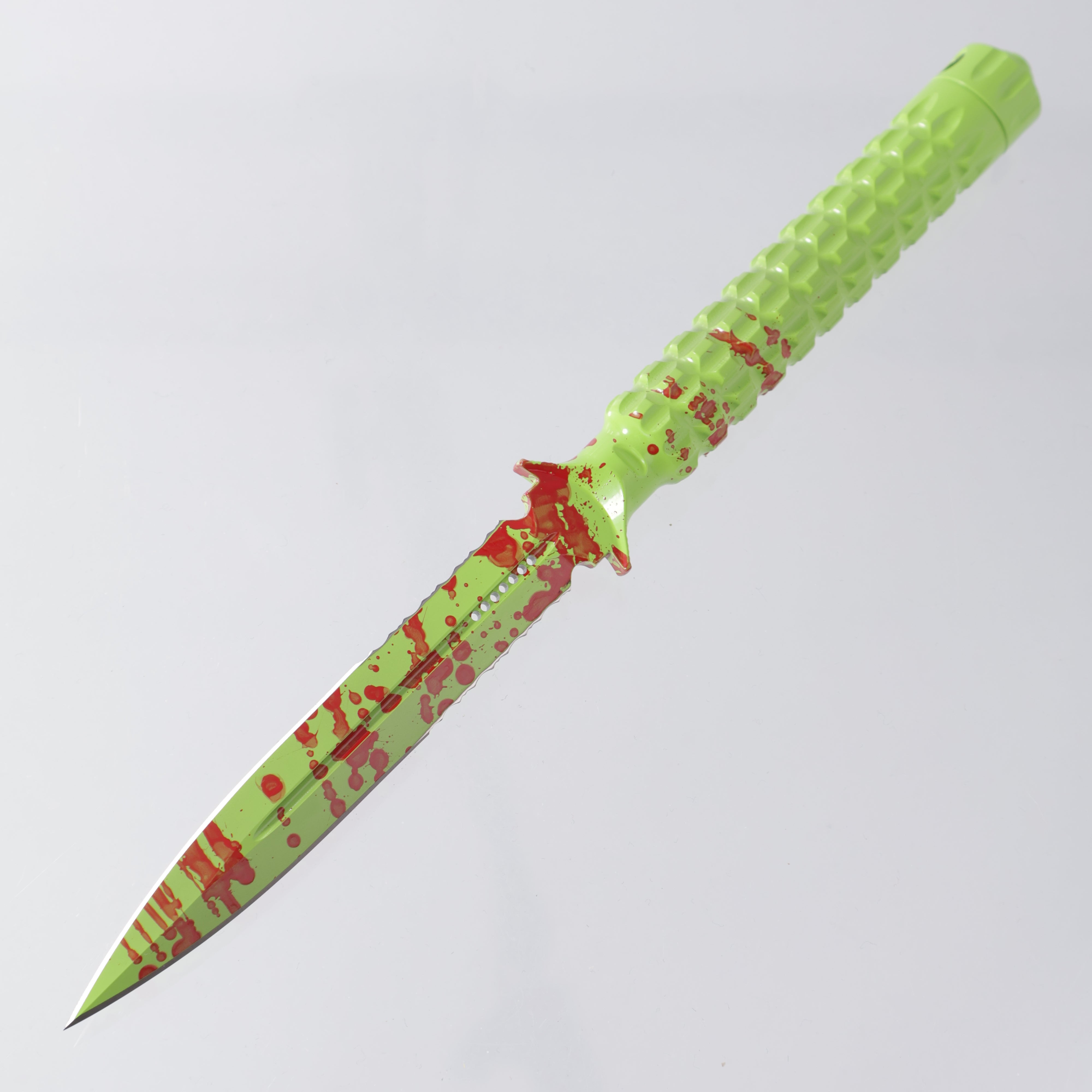 Microtech ADO Dagger - Zombie-Tech - Partial Serrate Blade - 2013 Build *PRE-OWNED*