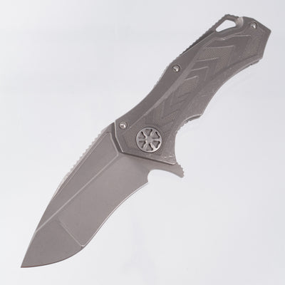 Marfione Custom Starlord - Full Apocalyptic Titanium - Apocalyptic Compound Grind Elmax - 05/2015 Build *PRE-OWNED*