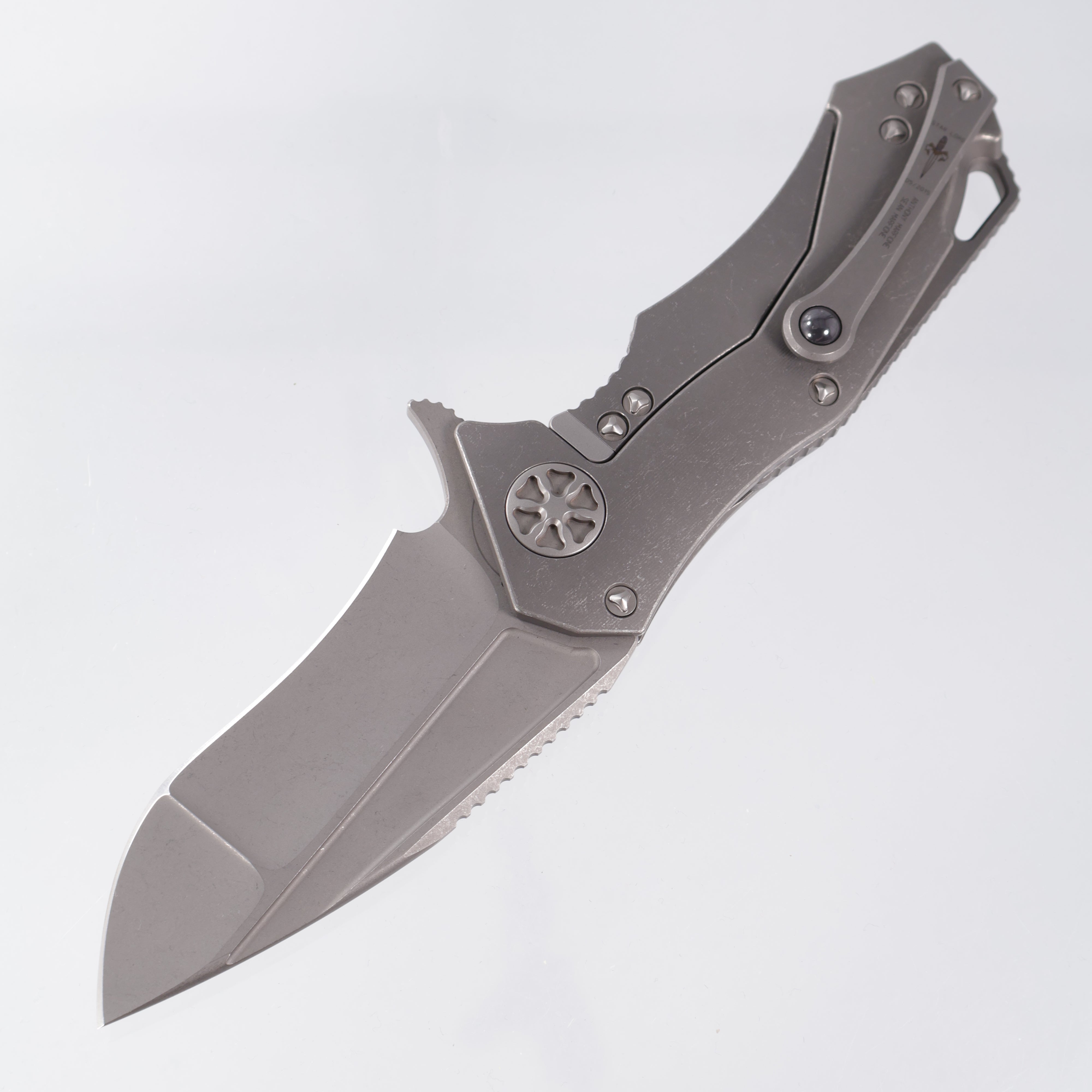 Marfione Custom Starlord - Full Apocalyptic Titanium - Apocalyptic Compound Grind Elmax - 05/2015 Build *PRE-OWNED*