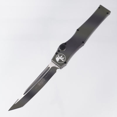 Microtech Halo V Tanto - Green Camo Standard - Cerakote N690 - 03/2015 Build *PRE-OWNED*